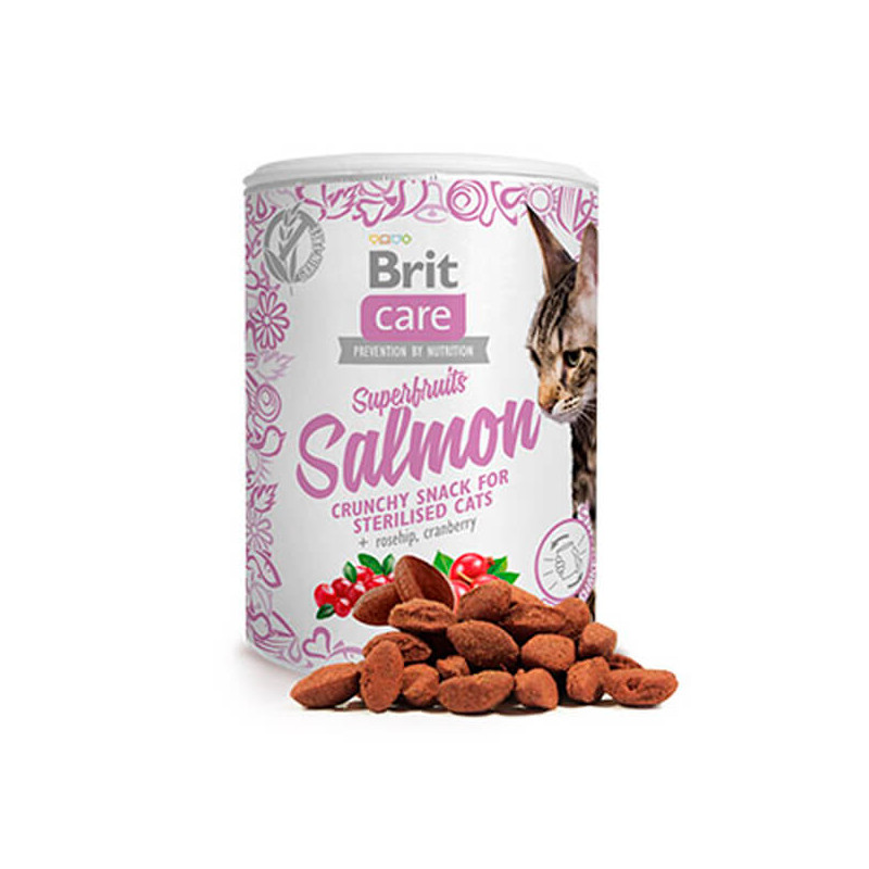 Brit Care Cat - Bocaditos crujientes de salmón