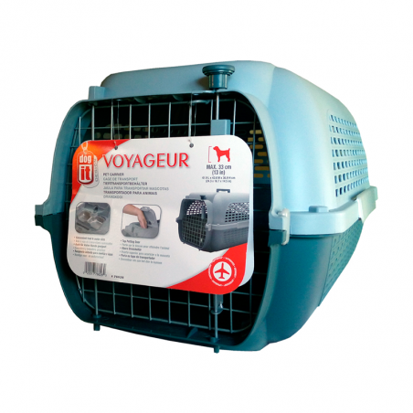 Dog It Transportador Voyageur 300 gris (61.9 x 42.6 x 36.9 cm)