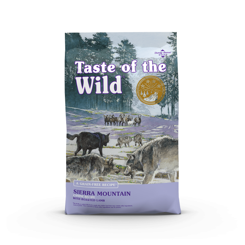 Taste of The Wild - Sierra Mountain - Cachorro y Adulto Cordero Asado 2 kg