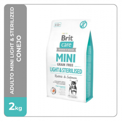 Brit Care – Mini Light & Sterilized Conejo 2 kg