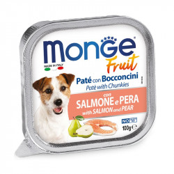 Monge Canine Fruit Salmón y Pera lata 100 g