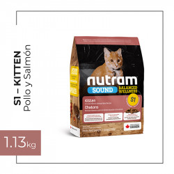 Nutram S1 – Kitten – Pollo y Salmón 1.13 kg