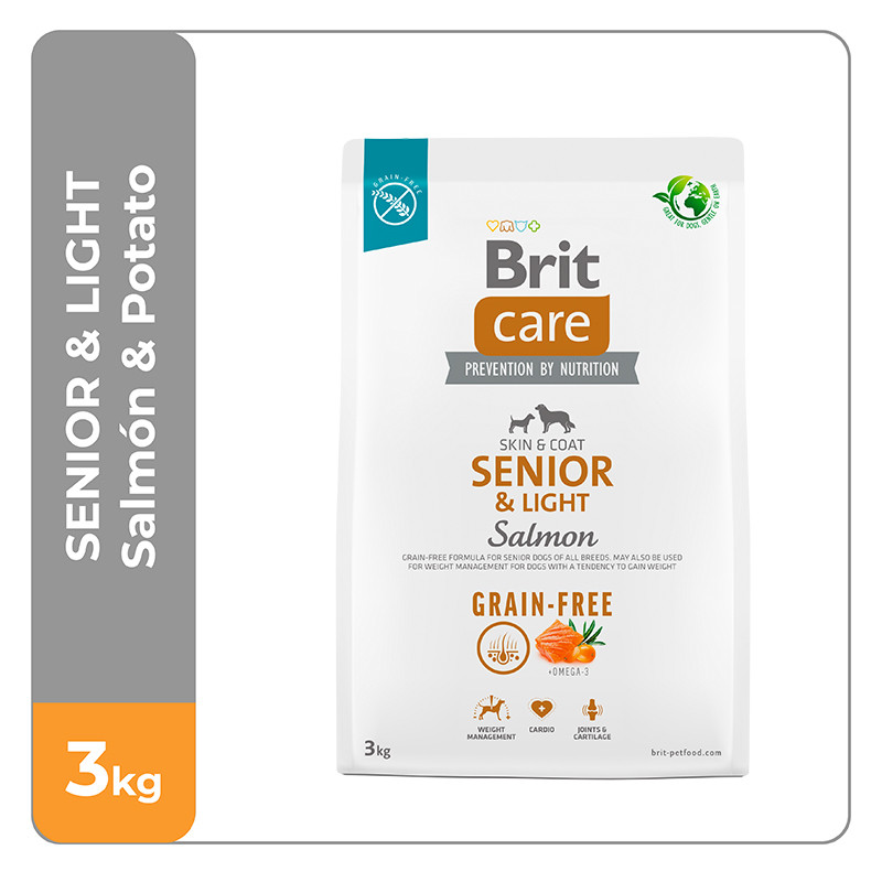 Brit Care Senior & Light Salmon & Potato 3 Kg
